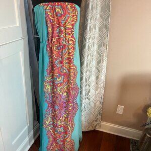 Lilly Pulitzer XL Feelin' Groovy Emmett Maxi Dress